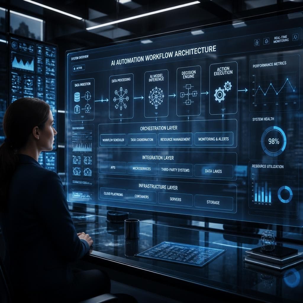 AI automation workspace
